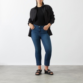 Good Legs High-Rise Cropped Straight Leg Jeans