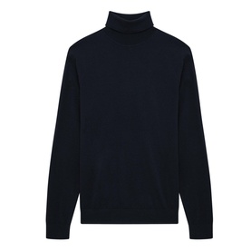 Caine Merino Wool Funnel Neck Sweater