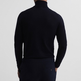 Caine Merino Wool Funnel Neck Sweater