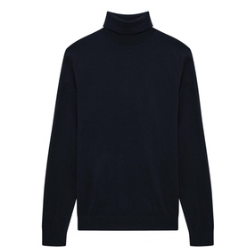 Caine Merino Wool Funnel Neck Sweater
