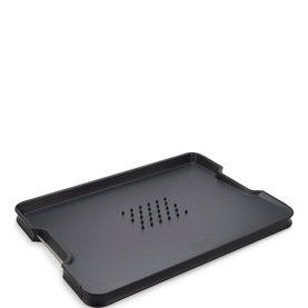 Cut&Carve&trade; Plus Multi-Function Large Chopping Board Black