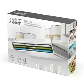Folio&trade; Slim Three-Piece Under-Shelf Chopping Board Set