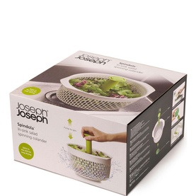 Spindola&trade; In-sink Salad-spinning Colander