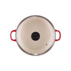 Cast Iron Risotto Pot With Glass Lid 24cm