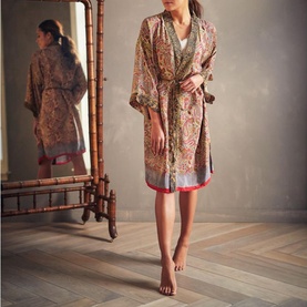 Jaypur Saree Kimono Yalda Red