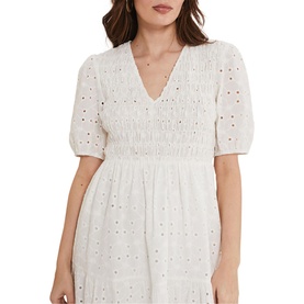 Gretta Broderie Dress
