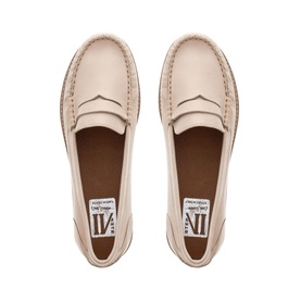 Lucentia Wedge Leather Loafers