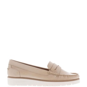 Lucentia Wedge Leather Loafers
