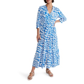Penele Geo Printed Midi Dress