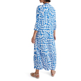 Penele Geo Printed Midi Dress