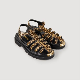 Leopard Print Sandals