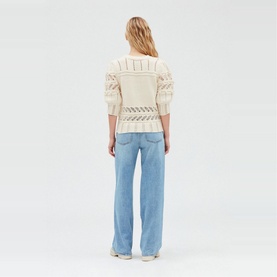 Meliana Mimosa Floral Knitted Sweater