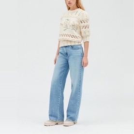 Meliana Mimosa Floral Knitted Sweater