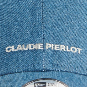 Denim Embroidered Logo Baseball Cap