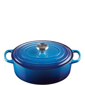 Signature Cast Iron Oval Casserole 27cm