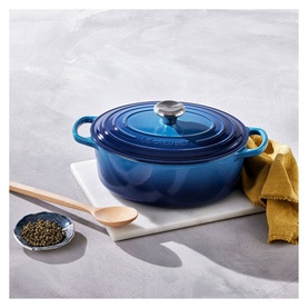 Signature Cast Iron Oval Casserole 29cm