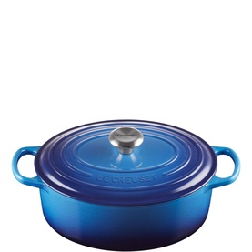 Signature Cast Iron Oval Casserole 29cm