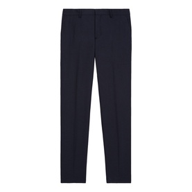 High-Rise Wool Suit Trousers
