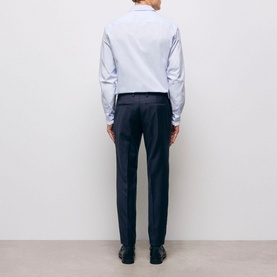 High-Rise Wool Suit Trousers