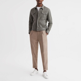 Luca Tumbled Leather Trainers