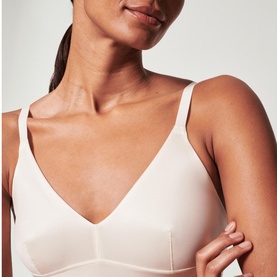 Shaping Satin Light Control Thong Bodysuit