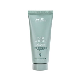 Aveda Scalp Solutions Replenishing Conditioner 40ml travel-size tube in sage green with white text