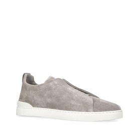 Triple Stitch Suede Sneakers