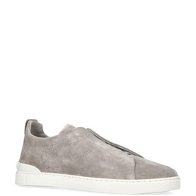 Triple Stitch Suede Sneakers