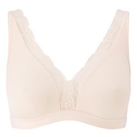 Cotton Lace Soft Cup Bra