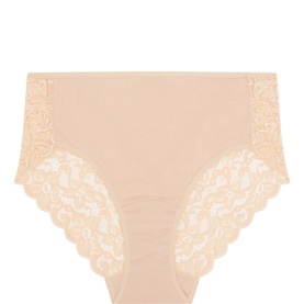 Moments Ribbed Lace Briefs