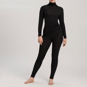 Woolen Silk Long-Sleeve Turtleneck