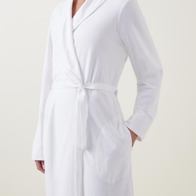 French Terry Belted Robe