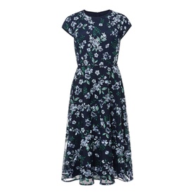 Tia Embroidered Floral Dress