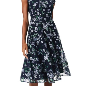 Tia Embroidered Floral Dress