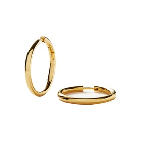 Classic Tunnel Large Hoop Earrings