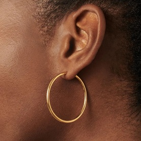 Classic Large Hoop Earrings
