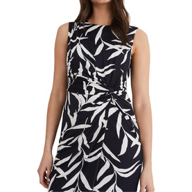 Joanna Leaf Print Bodycon Dress