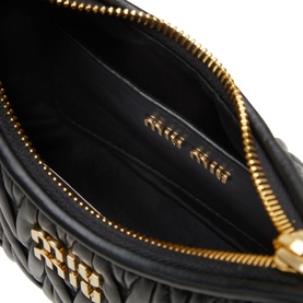 Matelass&eacute; Chain Crossbody Bag