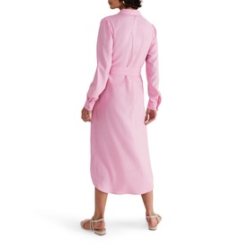 Rosalina Linen Shirt Midi Dress