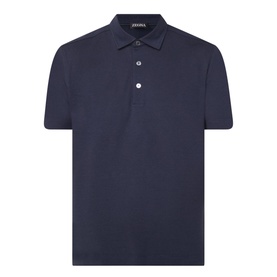 Cotton Silk Polo Shirt