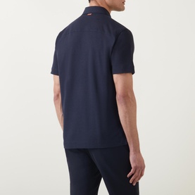 Cotton Silk Polo Shirt