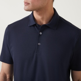 Cotton Silk Polo Shirt