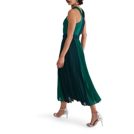 Xenia Colour Block Pleated Dress