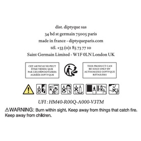 Ambre Scented Small Candle 70g