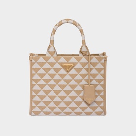 Symbole Small Embroidered Fabric Tote