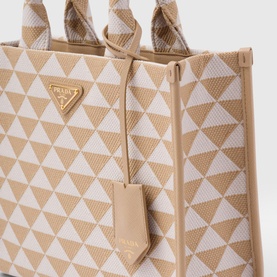 Symbole Small Embroidered Fabric Tote