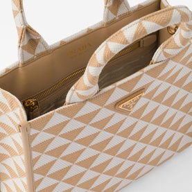 Symbole Small Embroidered Fabric Tote