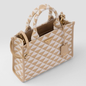 Symbole Small Embroidered Fabric Tote