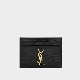 Cassandre Croc Embossed Cardholder