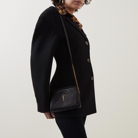 Gaby Quilted Chain Pouch Bag